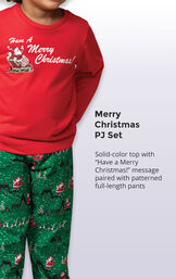 Santa's Sleigh Toddler Pajamas image number 2
