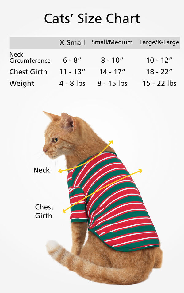 Cats' Sizes X-Small (for cats 4-8 lbs), Small/Medium (for cats 8-15 lbs) and Large/X-Large (for cats 15-22 lbs) image number 3