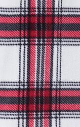 Fireside Plaid Fleece Button-Front Boys Pajamas image number 3