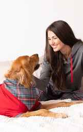 Gray Plaid Matching Pet & Owner Pajamas image number 1