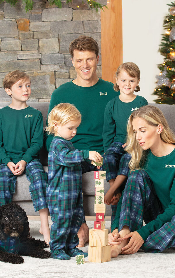 Heritage Plaid Matching Family Pajamas image number 0