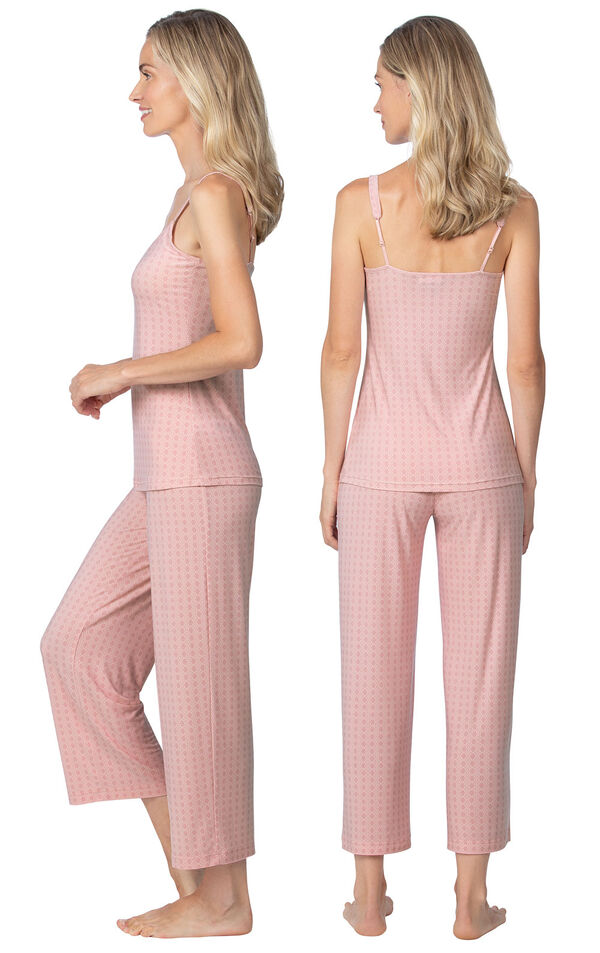 Red Naturally Nude Cami PJs & Pink Naturally Nude Chemise 