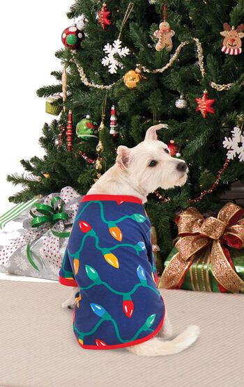 Christmas Lights Dog Pajamas