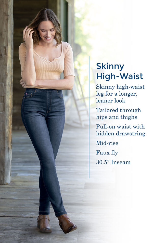 PajamaJeans&reg; High-Waist Skinny Jeans