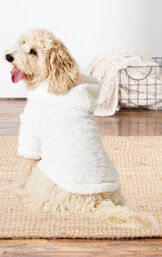 Winter Wonderland Sherpa Hoodie Dog Pajamas image number 3
