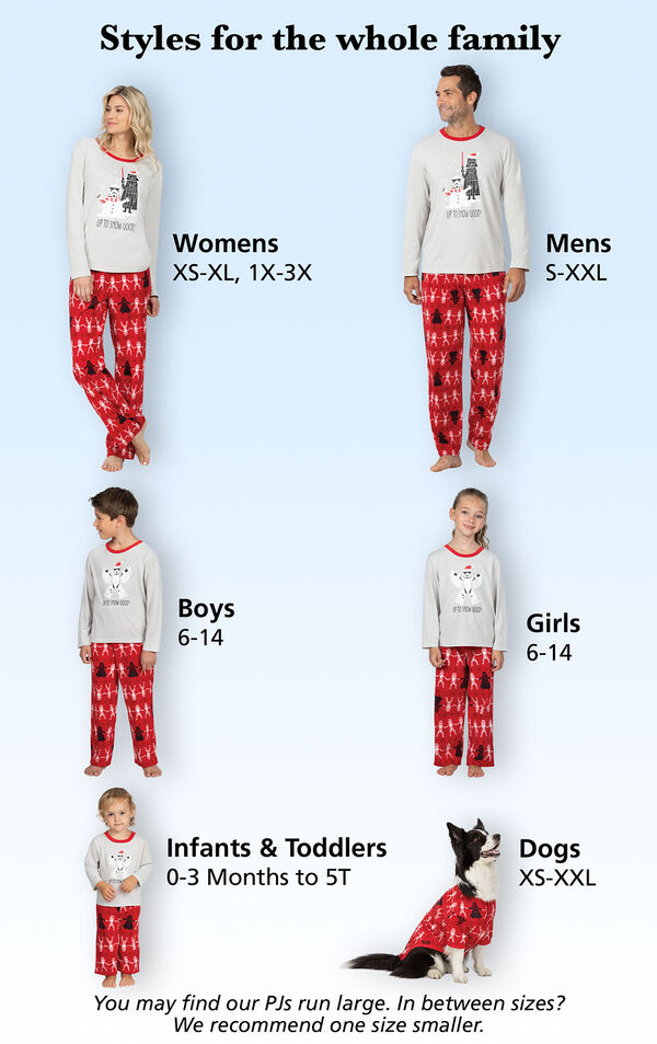 Fun and Festive for the Whole Family! Womens: Sizes XS-XL, 1X-3X (Dress Sizes 2-26); Mens Sizes S-XXL, Boys and Girls Sizes 6-14, Dogs Sizes XS-XXL, Infants and Toddlers Sizes 0-3months - 5T image number 4