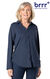 BreeZZZees Convertible Sleeve Button-Front Shirt Powered By brrr° - Midnight Blue
