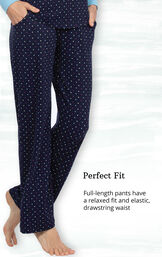 Perfect Fit - full-length pants have a relaxed fit and elastic, drawstring waist image number 5