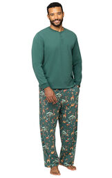 Christmas Safari Mens Pajamas image number 0