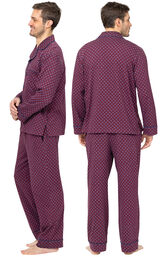 Classic Button-Front Men's Pajamas image number 2