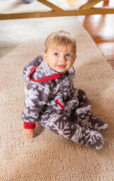 Hoodie-Footie&trade; Matching Family Pajamas - Nordic Fleece image number 5