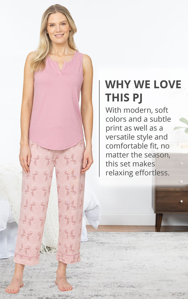 Peace & Love Tank and Capri Pajamas