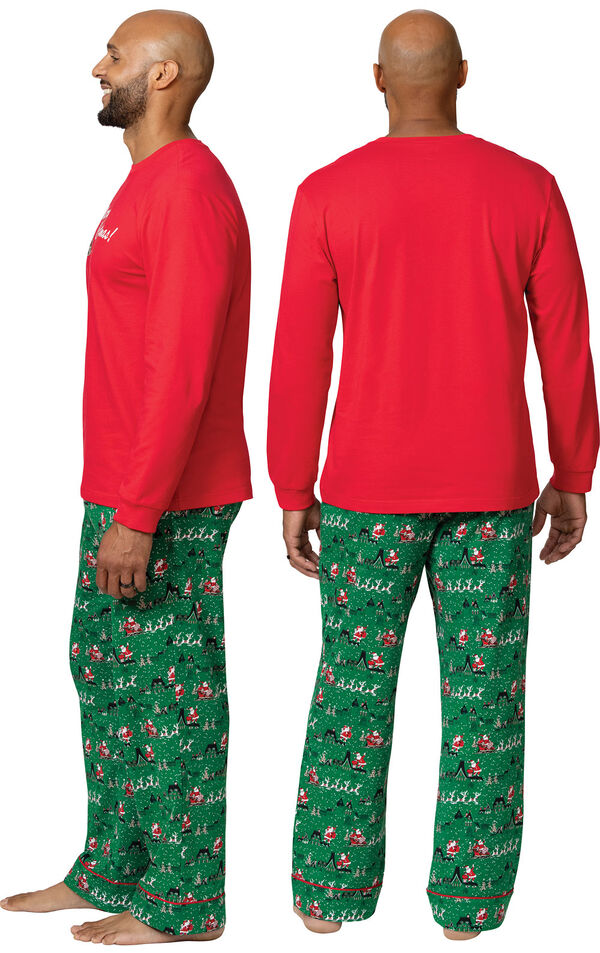 Santa's Sleigh Men's Pajamas image number 1