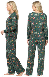 Christmas Safari Womens Pajamas image number 1