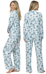 BreeZZZees&trade; Boyfriend Pajama Set Powered By brrr&deg; image number 1