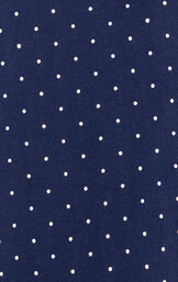 Something Blue Polka Dot Bridal Robe image number 4