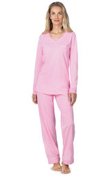 Classic Polka-Dot Pullover Pajamas image number 0