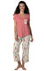 Playful Blooms Pocket Tee Capris Pajamas