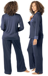 Women's Luxe Satin Button-Front Pajama image number 2