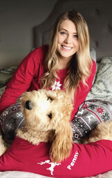 Holiday Nordic Matching Pet and Owner Pajamas image number 1