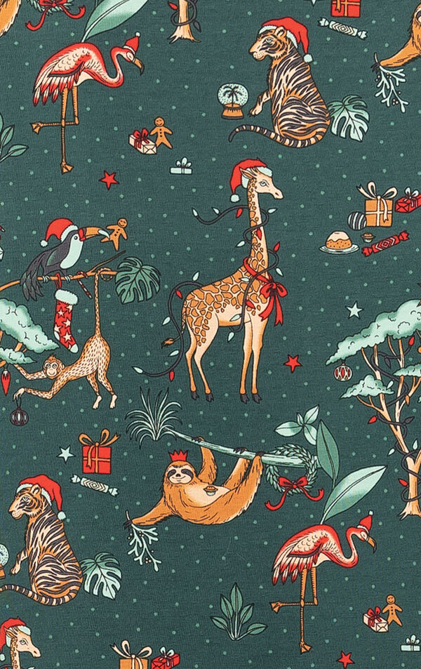 Christmas Safari Girls Pajamas