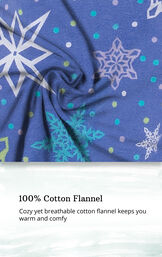 100% cozy yet breathable cotton flannel keeps you warm and comfy image number 4