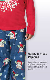 Baby Yoda Boys Pajamas by Munki Munki&reg; image number 4