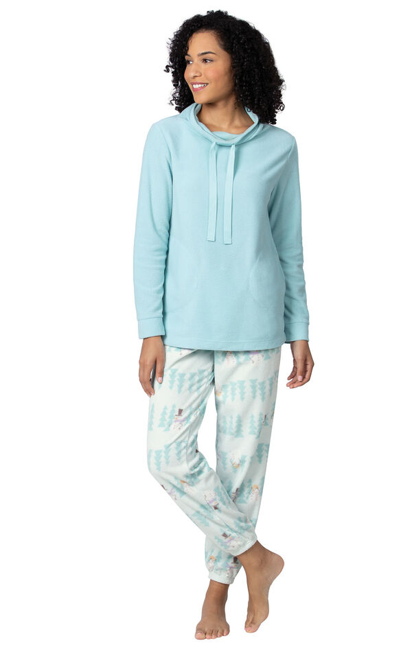 Addison Meadow Fleece Pajamas for Women Jogger PJs for Women Set