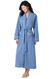 Solid Jersey Robe - Heather Blue