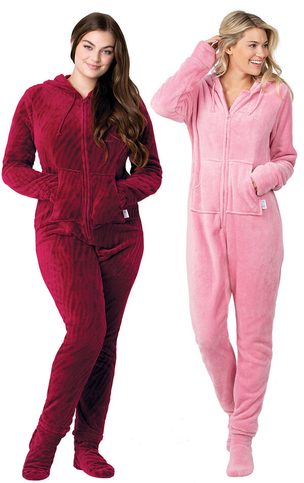 Garnet Zebra & Pink Hoodie-Footie™ Gift Set