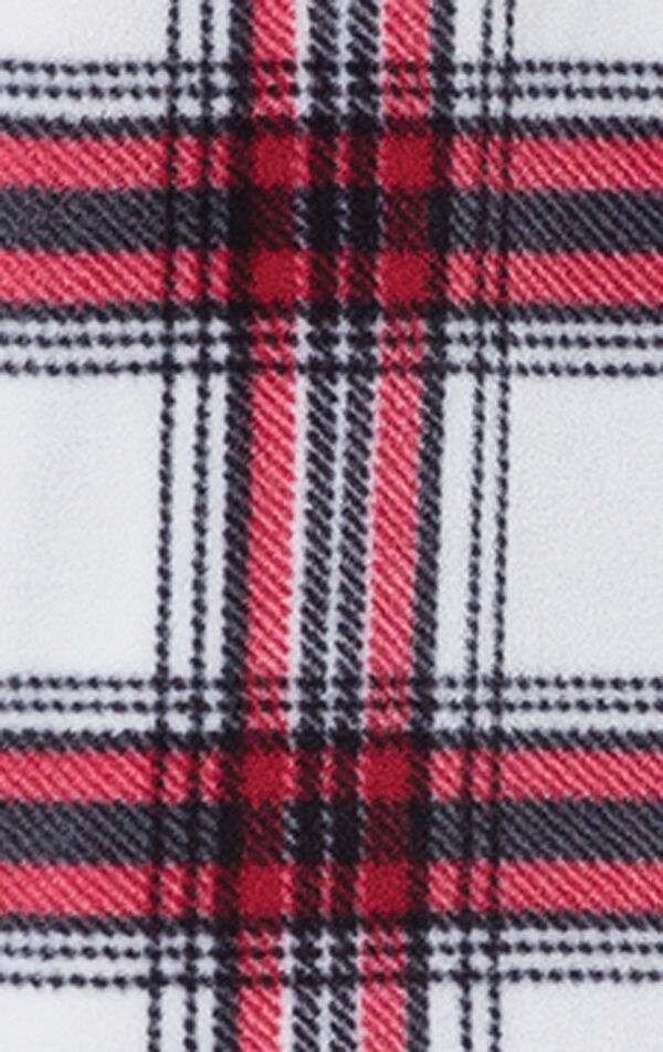 Fireside Plaid Fleece Button-Front Matching Family Pajamas