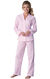 Heart2Heart Gingham Boyfriend Pajamas - Pink