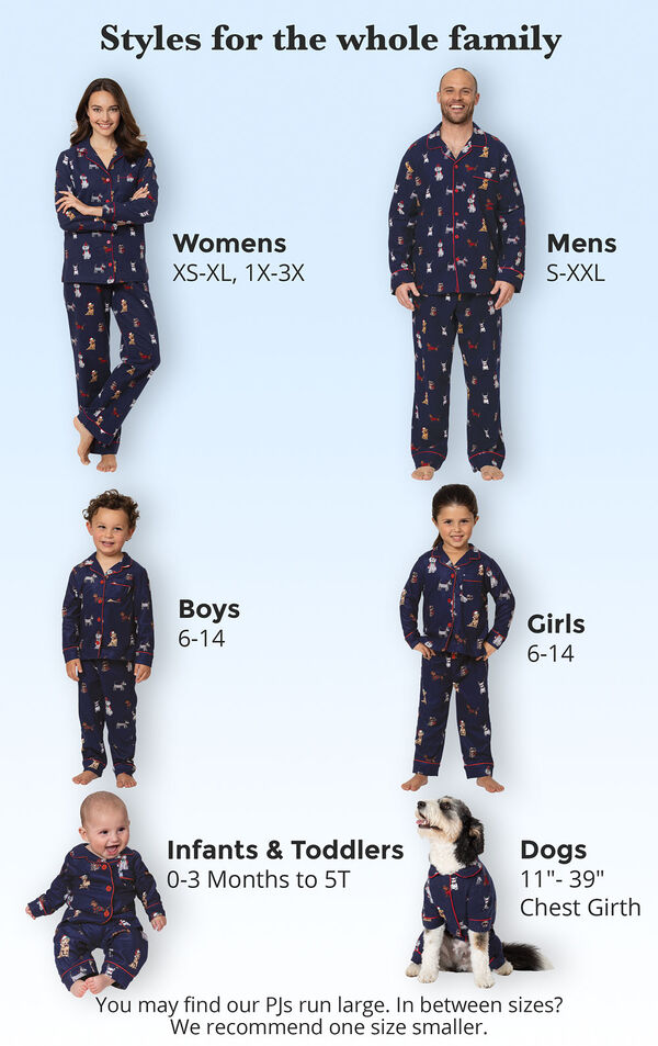 Christmas Dogs Matching Family Pajamas image number 4