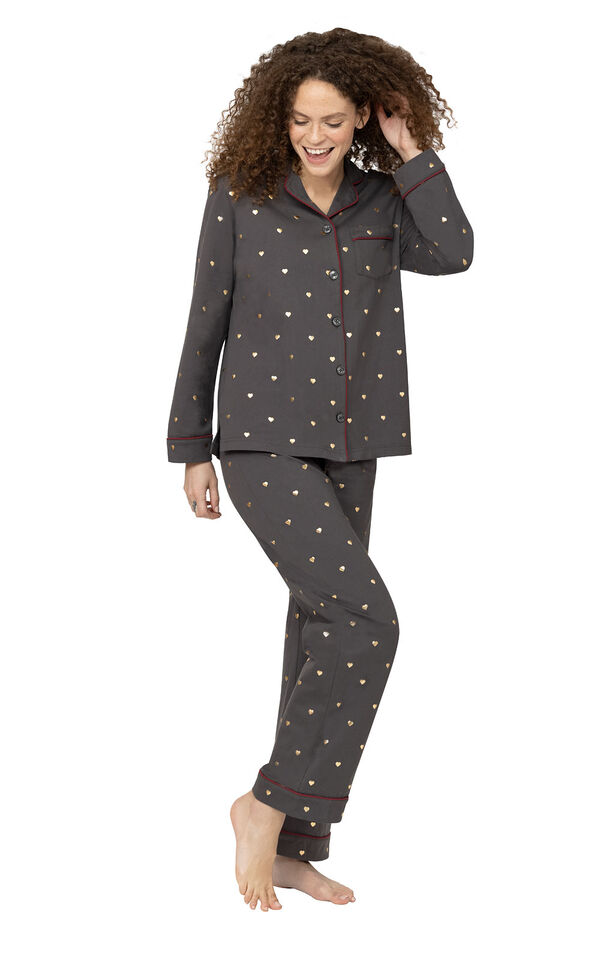 Heart of Gold Boyfriend Pajamas image number 0
