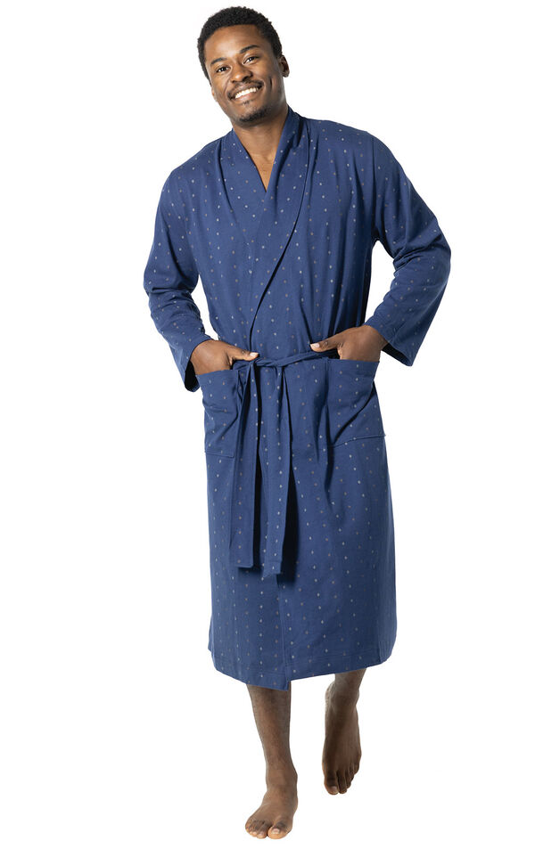 Men's Jersey Long Robe image number 2