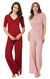 Red & Pink Naturally Nude PJs Gift Set