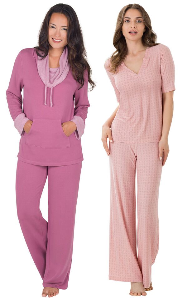 Raspberry World's Softest PJs and Pink Naturally Nude PJs image number 0