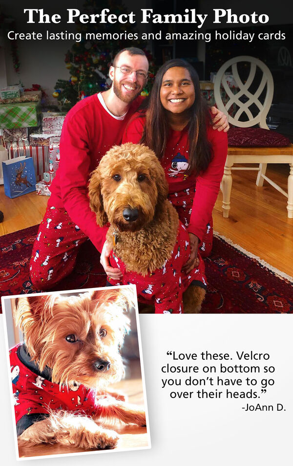 The Perfect Family Photo - Create lasting memories and amazon holiday cards. Customer Quote: Love these. Velcro closure on bottom so you don't have to go over their heads. - JoAnn D. image number 1