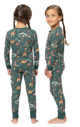 Christmas Safari Girls' Pajamas image number 1