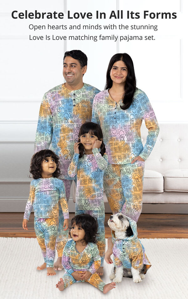 Love is Love Family Pajamas image number 2