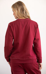 Classic Unisex Sweatshirt - Burgundy image number 3