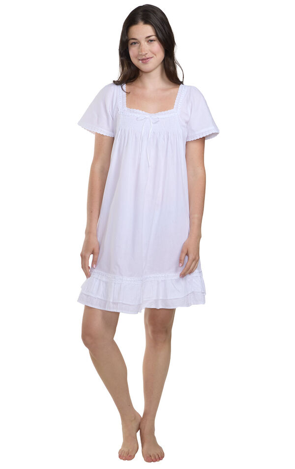 Evelyn Nightie - White image number 0