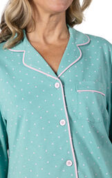 Classic Polka-Dot Boyfriend Pajamas image number 2