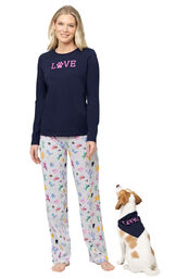 Pet Lovers Pet & Owner Pajamas image number 0