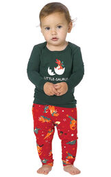 Santasaurus Matching Family Pajamas image number 0