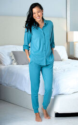 Breezy Jade Mix & Match Pajamas Powered By brrr&deg; image number 3