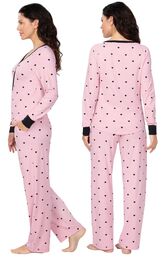 Addison Meadow Whisper Knit Pajamas Henley PJs image number 1