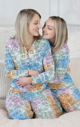 Love is Love Couples Pajamas image number 1