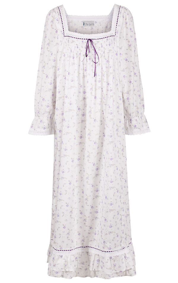 Model wearing Martha Nightgown in Lilac Rose for Women image number 2