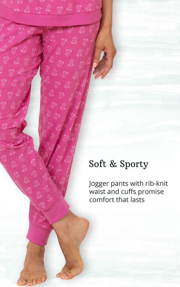 Addison Meadow|PajamaGram Whisper Knit Joggers image number 5